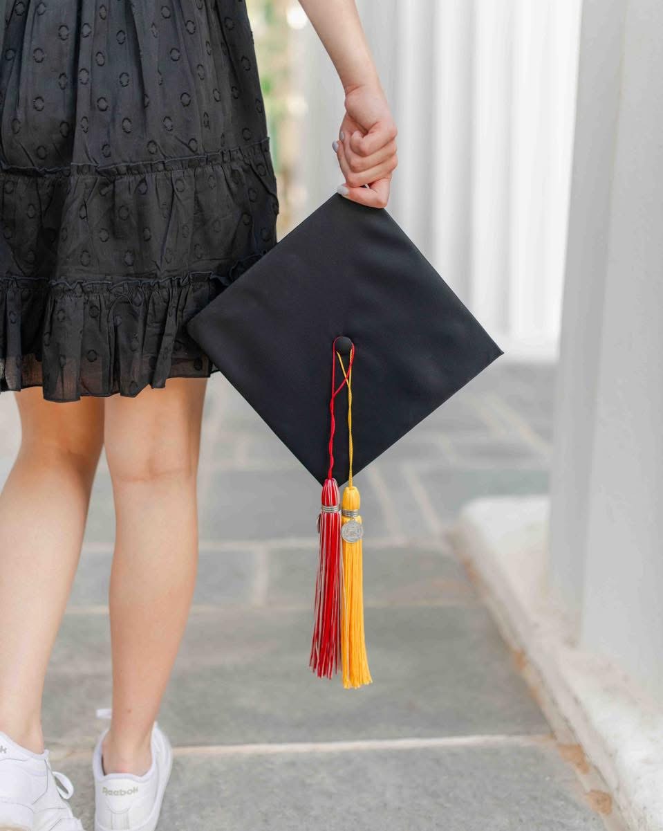 Senior graduation portrait in Georgia