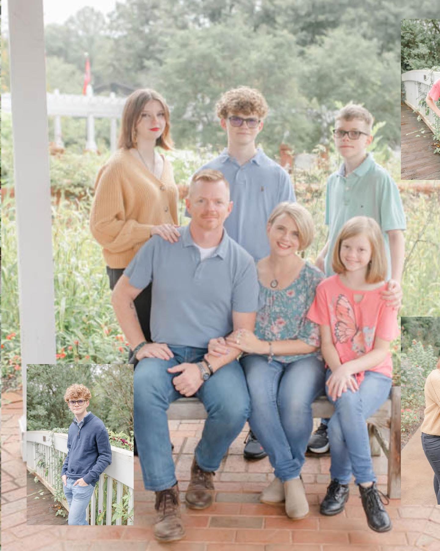 Family portrait session in Jefferson, Georgia